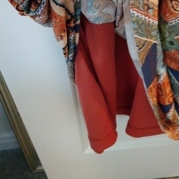 Stunning Plus Size 1X Paisley Print Maxi Dress - Picture 4 of 13